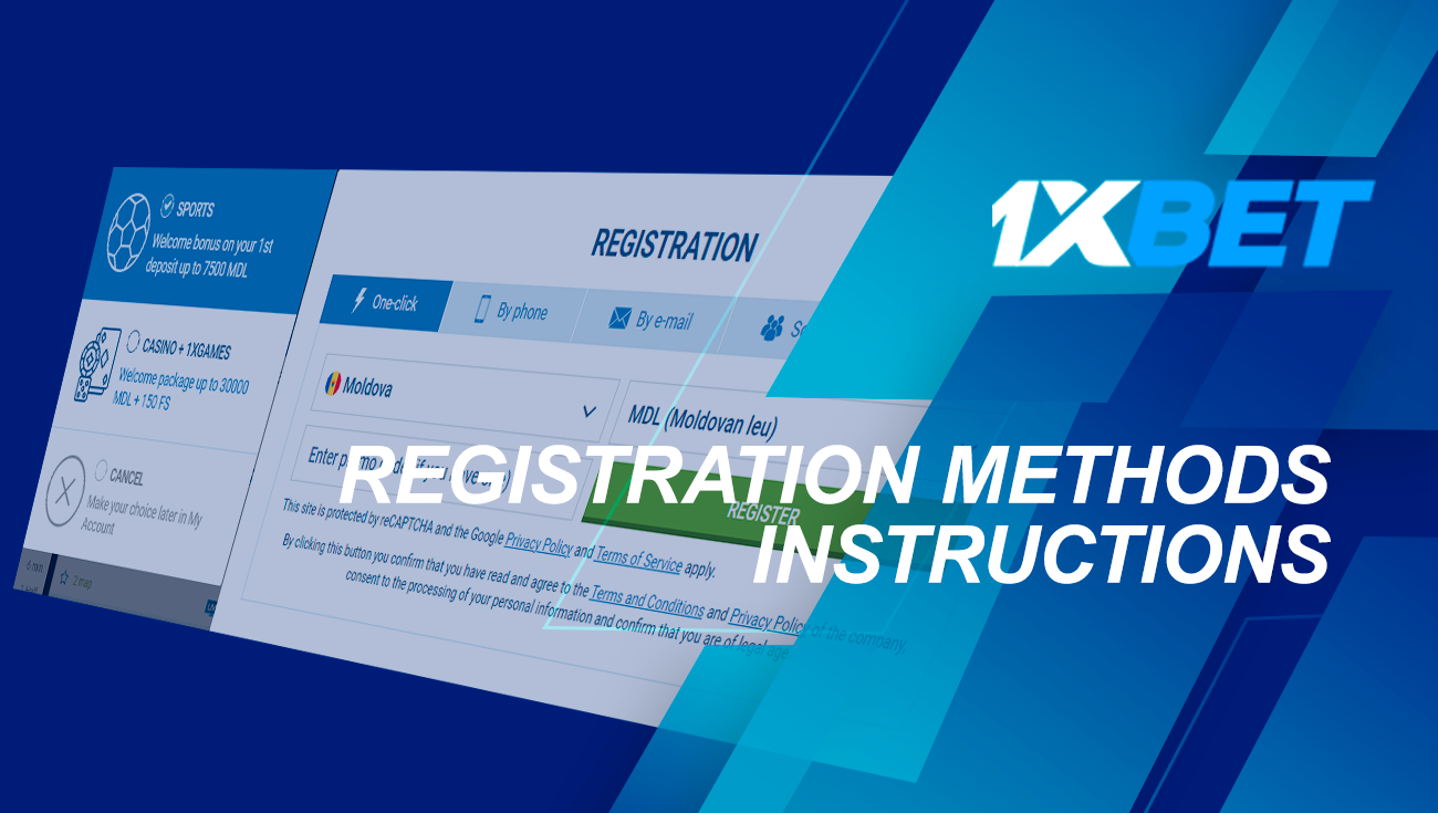 Registration methods - instructions